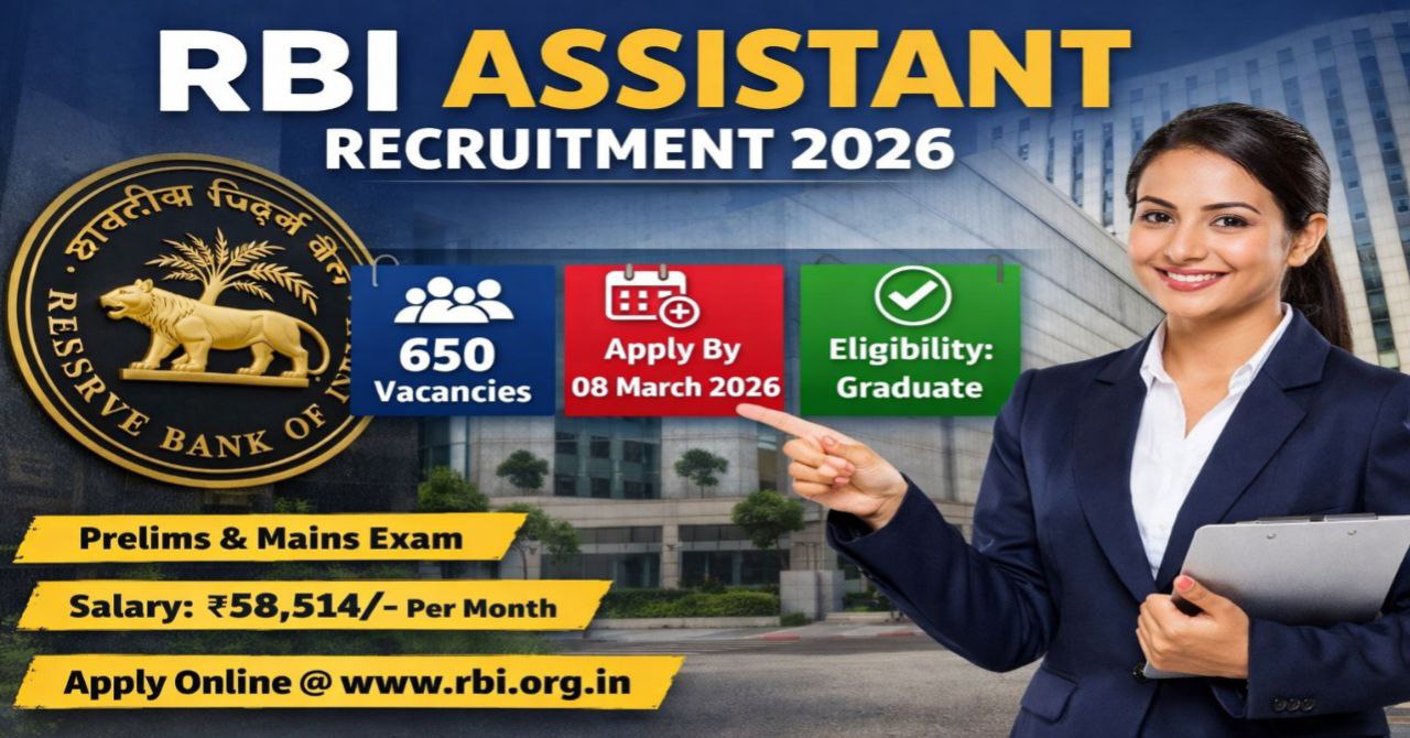 Reserve Bank of India Assistant Recruitment 2026