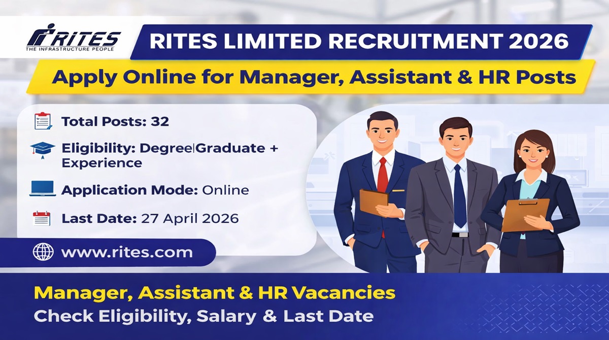 RITES Limited Recruitment 2026