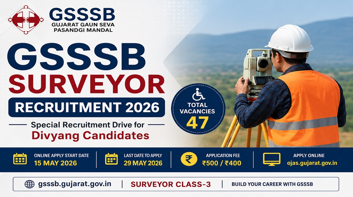 GSSSB Surveyor Recruitment 2026