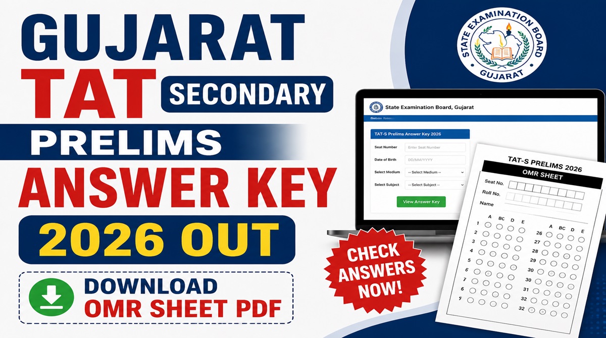 Gujarat TAT Secondary Prelims Answer Key 2026