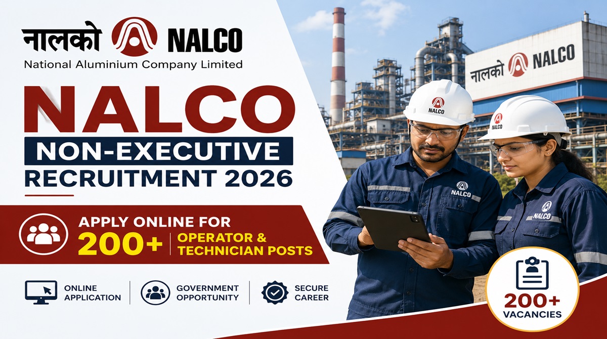 NALCO Non Executive Recruitment 2026