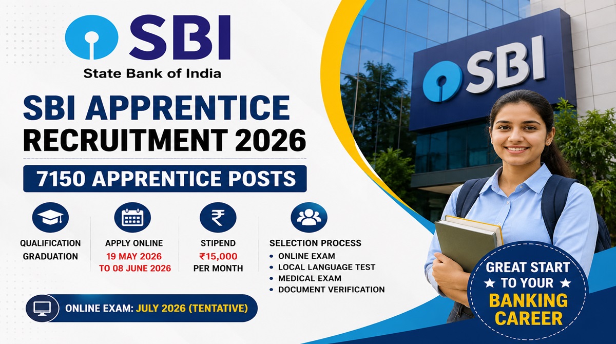 SBI Apprentice Recruitment 2026
