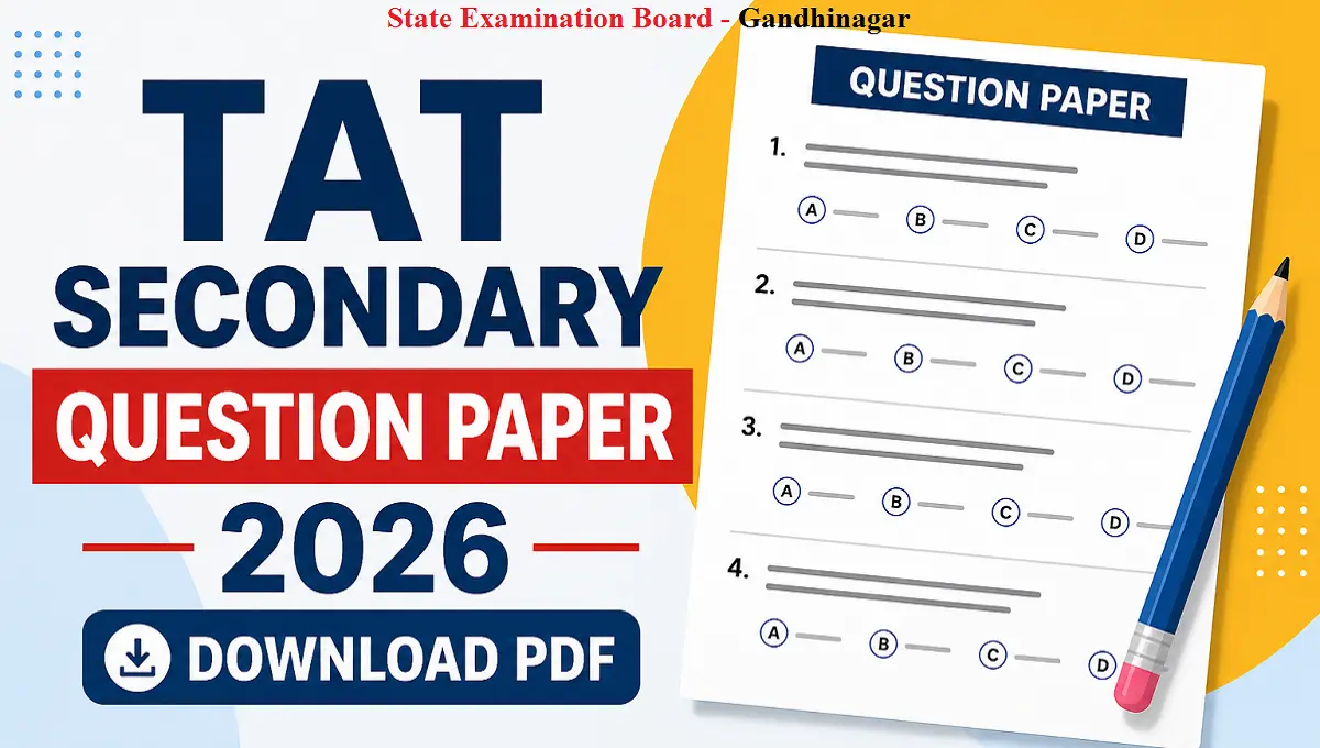 SEB TAT HS Mains Question Paper 2026