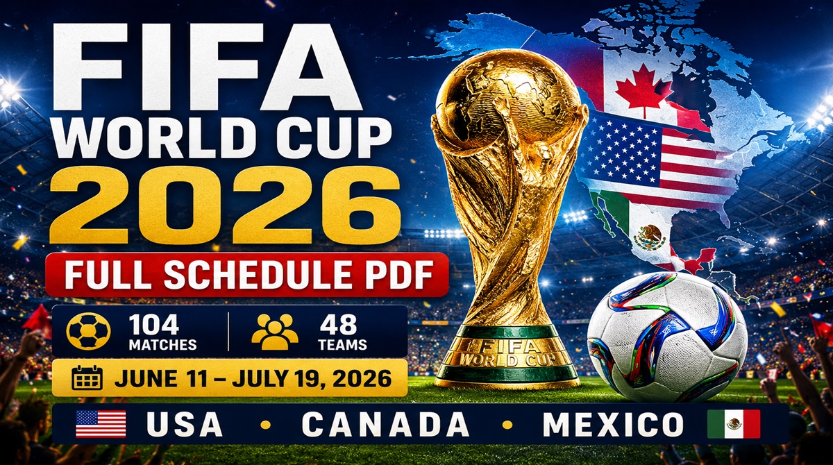 FIFA World Cup 2026 Schedule PDF