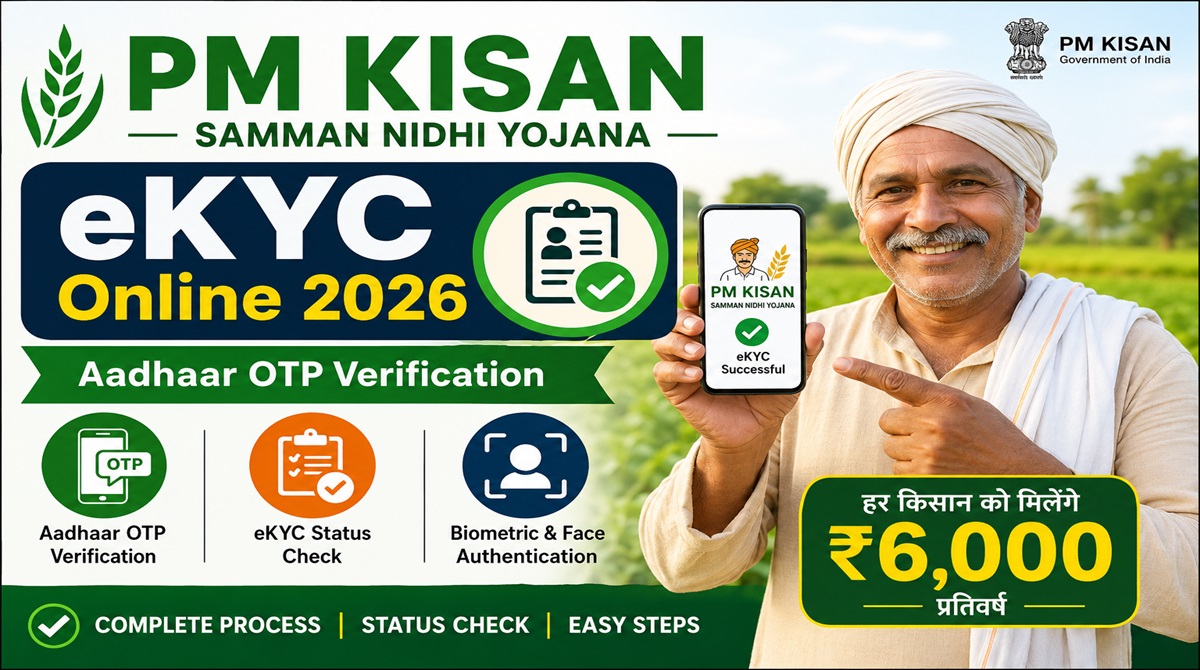 PM Kisan eKYC Online 2026