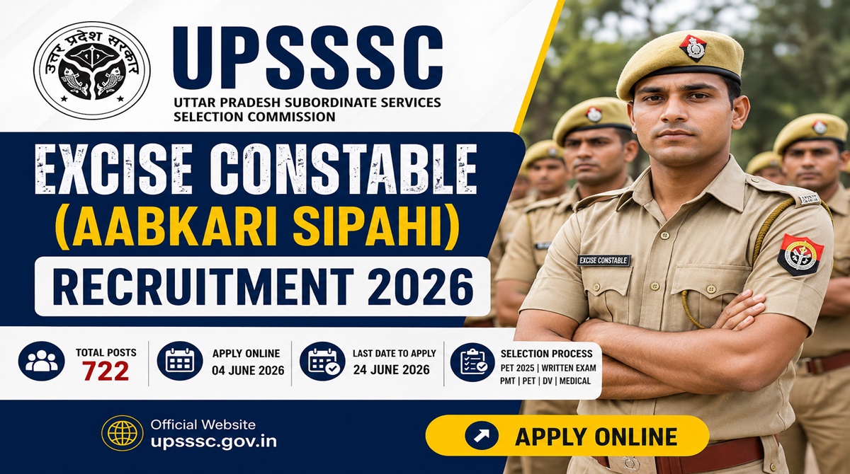 UPSSSC Excise Constable Recruitment 2026